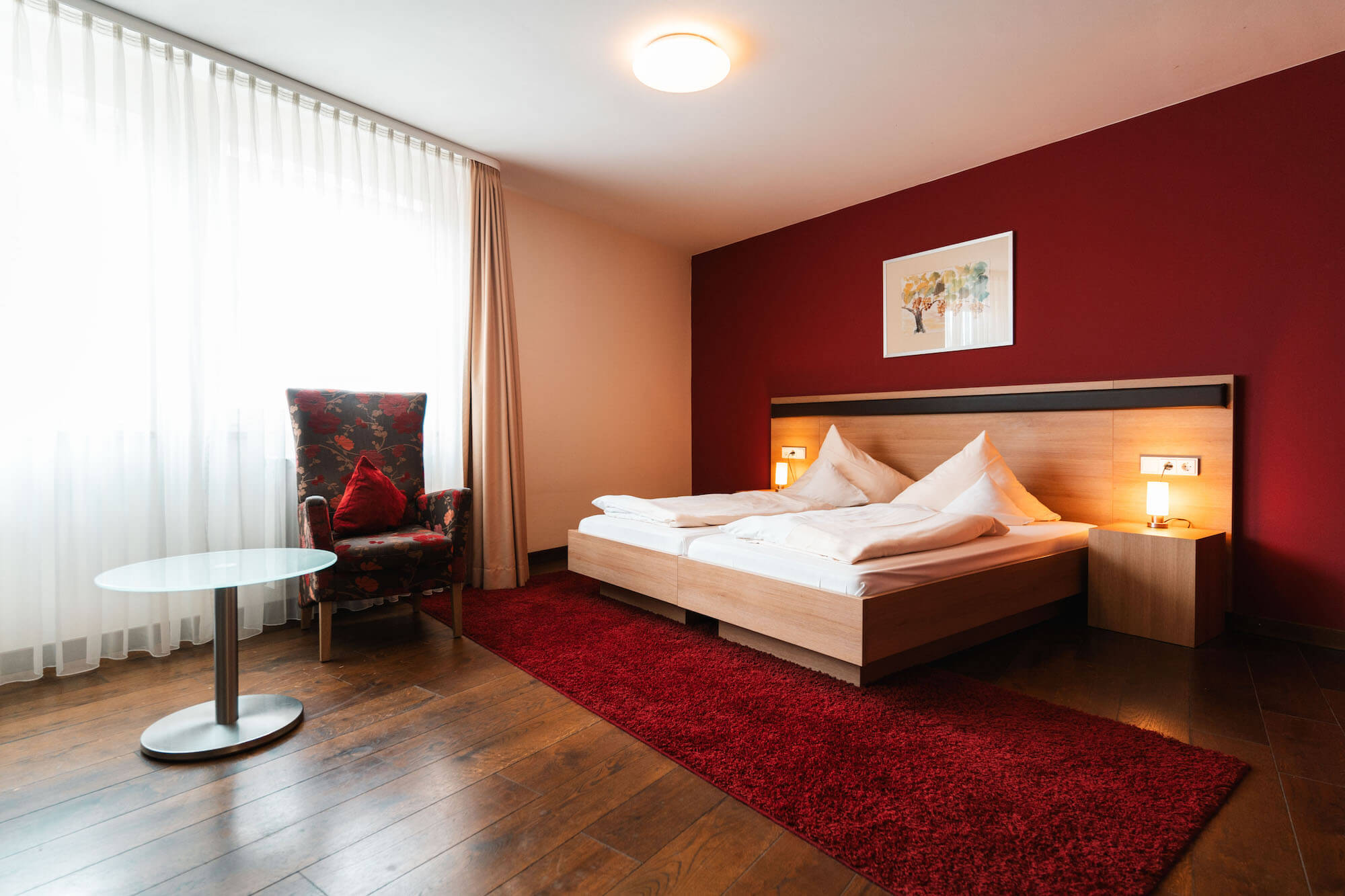Komfort, Luxus, Entspannung, großzügige Zimmer, Hotel Wiesenbronn